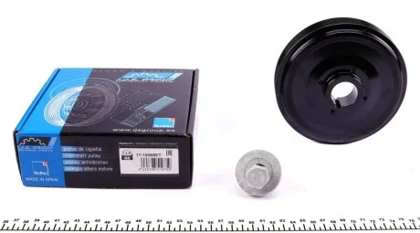 Шкив коленвала Citroen Berlingo/Jumpy/Peugeot Expert 1.8-1.9D 95-02 (6PK) (в комплекте с болтом) IJS GROUP 17-1006SET