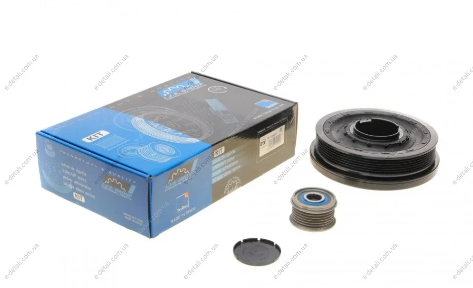Шків колінчастого валу + шків генератора BMW 5 (F10) 10-11 N57 D30 IJS GROUP 17-1138KIT (фото 1)