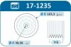 Шків колінчастого валу IJS GROUP 17-1235 (фото 1)