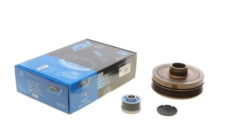Шків колінчастого валу + шків генератора BMW 3 (F30/F80)/5 (F10)/X3 (F25)/X4 (F26) 13-18 B47/N47 IJS GROUP 17-1324KIT
