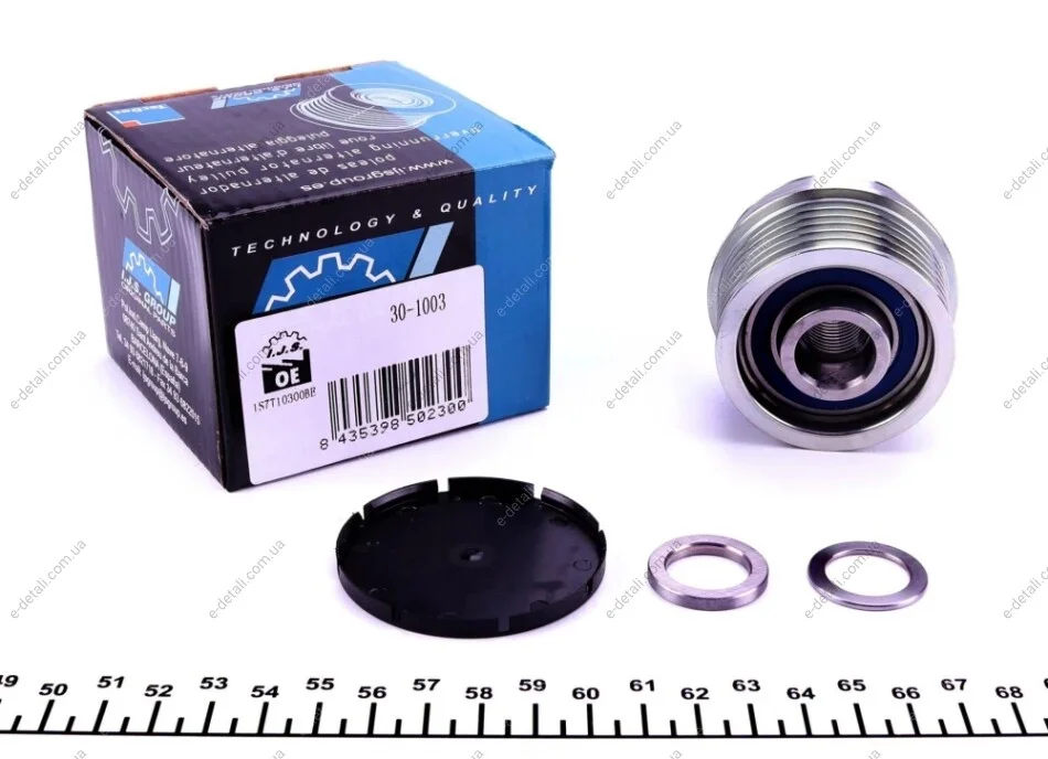 Шкив генератора Ford Transit 2.0 Di 00-06 (6PK) IJS GROUP 30-1003 (фото 1)