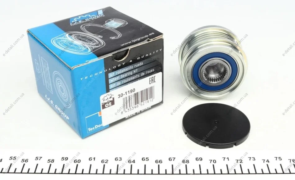 Шкив генератора Opel Combo 1.4 16v 05- IJS GROUP 30-1190 (фото 1)