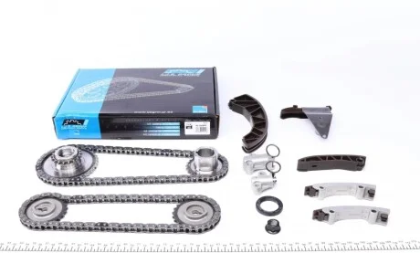 Комплект ланцюга ГРМ Hyundai Accent 1.5/1.6 CRDI 05- (ланцюг, натяжник, шестерня) IJS GROUP 40-1042FK