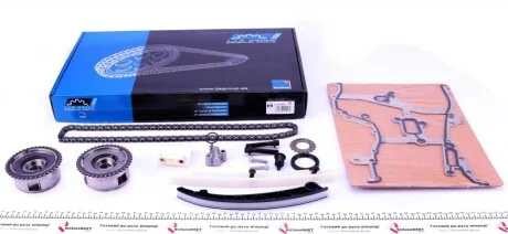 Комплект ланцюга ГРМ Opel Astra J/Corsa D 1.2-1.4 09- (ланцюг, фазорегулятор, прокладка) IJS GROUP 40-1056VVT