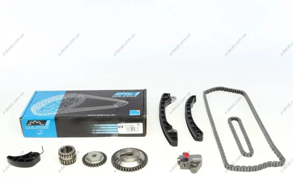 Комплект ланцюга ГРМ Renault Kangoo/Megane/Captur 0.9/1.2/1.4TCe 13- (повний к-кт) IJS GROUP 40-1145FK (фото 1)