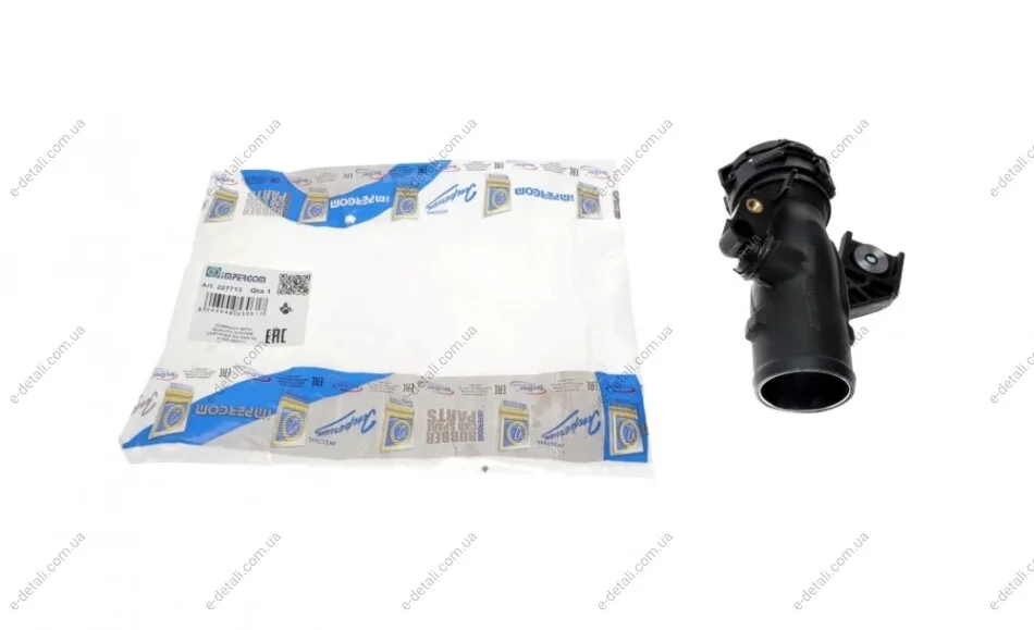 Фланец системы охлаждения Nissan Qashqai 1.5 dCi 07-13 (к интеркулеру) IMPERGOM 227713 (фото 1)
