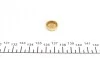 Заглушка блока цилиндров (d=16,5mm) Латунь/Brass IMPERGOM 40948 (фото 2)
