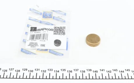 Заглушка блока цилиндров (d=25,6mm) Латунь/Brass IMPERGOM 40960