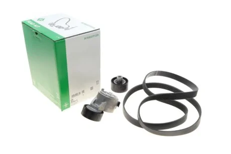 Комплект ремня генератора Citroen Berlingo/Peugeot Expert/Partner 1.6 HDi05- (6PK1708) INA 529 0046 10