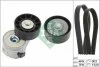 Комплект ремня генератора Iveco Daily 2.3 JTD 02-, (4EPK903 + 7PK1325) INA 529 0386 10 (фото 2)