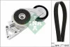 Комплект ремня генератора Audi A3/Seat Leon/Skoda Octavia/VW Caddy/Passat B6 1.6-2.0 03- (6PK1043) INA 529 0429 10 (фото 2)