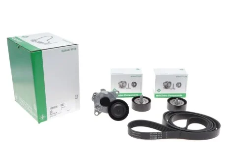 Комплект ремня генератора MB E-class (W212) 09-16, (6PK 2155) INA 529 0479 10