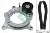 Комплект ремня генератора BMW 3 (F30, F80), 03/11 - 10/18, (6PK 1165), B38 B15A INA 529 0488 10 (фото 1)
