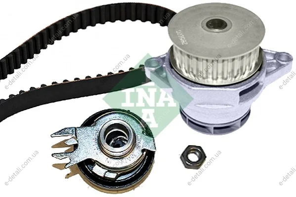 Комплект ГРМ + помпа VW Caddy/Golf/Polo 1.6i 95-01/Skoda Octavia 1.6 96-04 (19x137z) INA 530 0167 30 (фото 1)