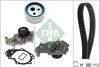 Комплект ГРМ, пас+ролик+помпа INA 530018231