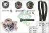 Комплект ГРМ + ТНВД + помпа VW LT 2.5SDI 55kw 96-/VW T4 2.5TDI/Syncro, 65/75/111kw 95- INA 530 0484 30 (фото 1)