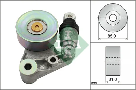 Натяжник ременя генератора Nissan Patrol 3.0 DTi 00- INA 534 0021 10