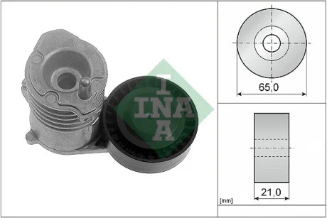 Натяжник ременя генератора Ford Focus/Volvo C30/C70/S40/V50/XC90 04-14 INA 534 0029 10
