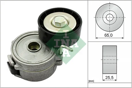 Натяжник ременя генератора Ford Mondeo IV/Peugeot 407 2.0TDCi/2.2 HDi 06- INA 534 0068 10