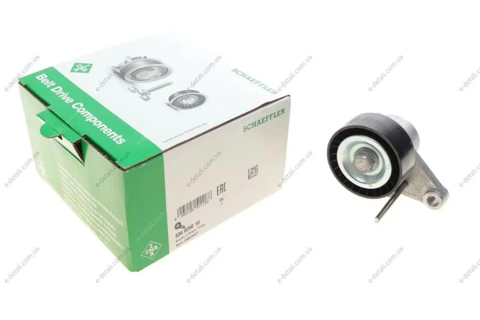 Натяжитель ремня генератора Citroen C2/C3/C4/Peugeot 207/307 1.1-1.6 00- INA 534 0250 10 (фото 1)