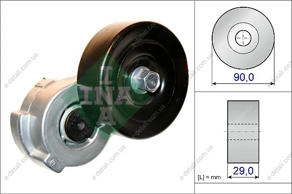 Натяжитель ремня генератора Chrysler Concorde/Voyager/Dodge Caravan 3.3-3.8 89-07 INA 534 0421 10 (фото 1)