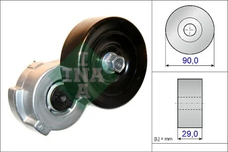 Натяжник ременя генератора Chrysler Concorde/Voyager/Dodge Caravan 3.3-3.8 89-07 INA 534 0421 10