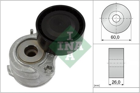 Натяжник ременя генератора Citroen Berlingo/Opel Combo/Peugeot Partner 1.2 PureTech 18- INA 534 0653 10