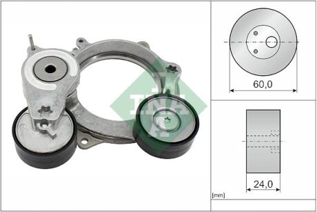 Натяжитель ремня генератора Audi A6/A7/A8/Q7/Q8 3.0 TDI 17- INA 534071810