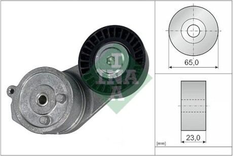 Натяжитель ремня генератора FIat 500/500L 0.9 10- (65x23) INA 534 0828 10