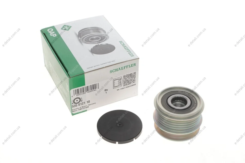 Шкив генератора Ford Mondeo IV 2.5i 07-15 INA 535 0121 10 (фото 1)