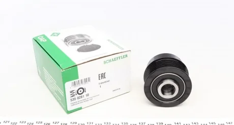 Шків генератора Jeep Patriot 2.0/2.4, 02/07 - 12/17, 115/125kw INA 535028110