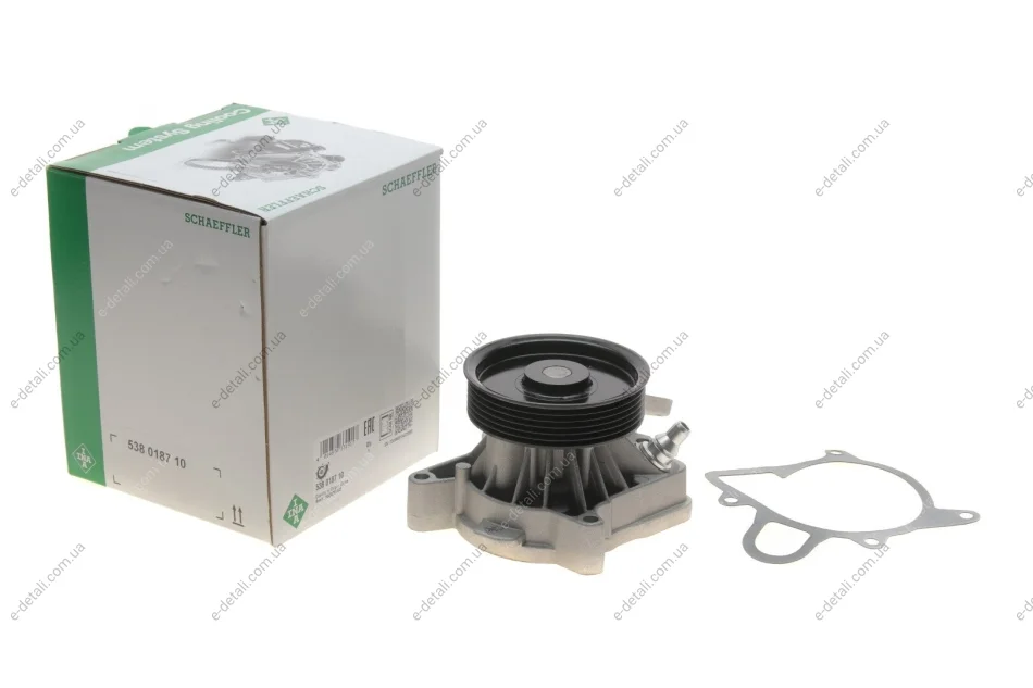 Помпа воды BMW 3 (E90/E91/E92) 06-13/X3 (E83) 3.0d/xDrive 04-10 (M57) INA 538018710 (фото 1)