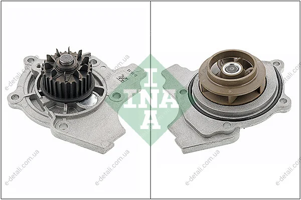 Помпа воды Audi A3-A8 1.8TFSI/2.0TFSI/Skoda Octavia 1.8TSI/2.0RS/VW Golf V/VI 2.0TSI 06- INA 538 0361 10 (фото 1)