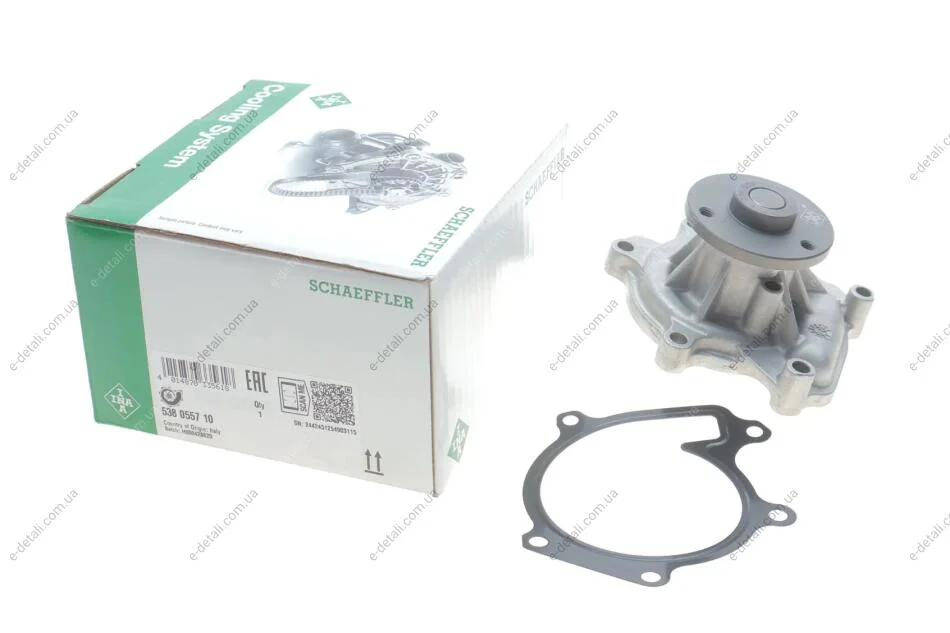 Помпа воды Daihatsu Sirion 1.3-1.5 00-/Toyota Yaris 1.0 99-05 INA 538055710 (фото 1)