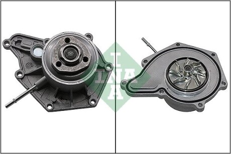 Помпа воды Audi A4-A8/Q5/Q7 3.0TFSI/VW Touareg 3.0V6 TSI Hybrid 10-18 (вакуум/перек.водя.нас.) INA 538 0898 10