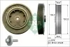 Шкив коленвала Renault Trafic/Master 1.9dCI 01- (6PK) (с болтом), 60/74kw, F9Q 760/762 (+AC) INA 544 0101 20 (фото 8)