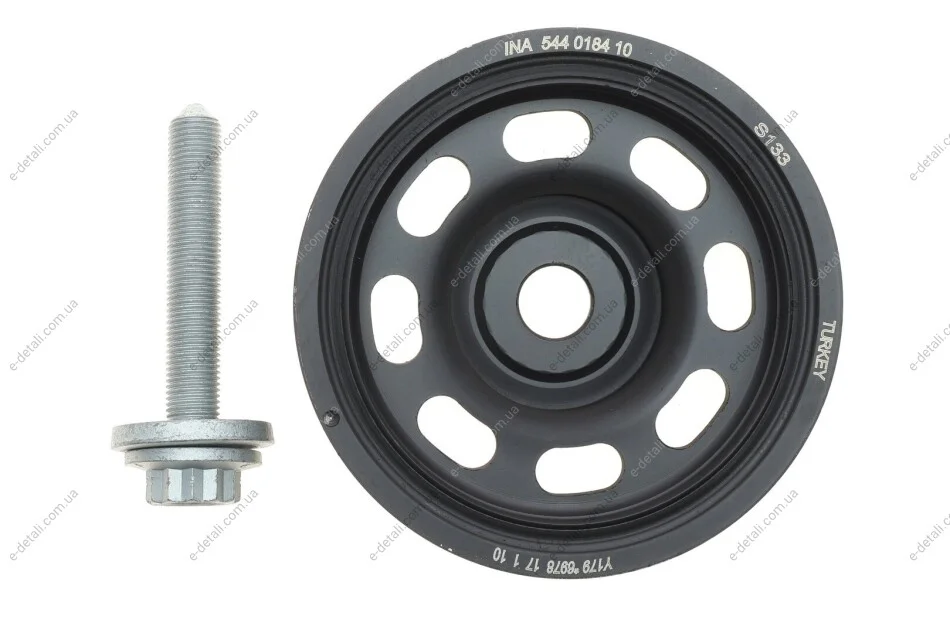 Шкив коленвала VW Caddy IV/V 1.2-1.6 TSI/TGI/TSi EVO 15- (с болтами) INA 544 0184 20 (фото 1)