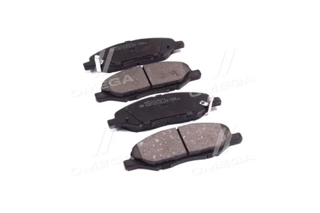 Колодки гальмівні передні дискові NISSAN MICRA III, NOTE, TIIDA (вир-во Jakoparts) JAKOPARTS J3601074