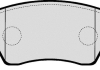 Колодки тормозные дисковые передние RENAULT (выр-во) JAKOPARTS J3601085 (фото 2)