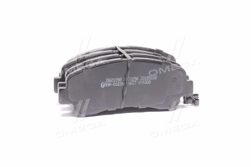 Колодки тормозные Nissan QASHQAI (J10, JJ10) 07-; X-TRAIL (T30, T31) 01- (выр-во Jakoparts) JAKOPARTS J3601098 (фото 1)