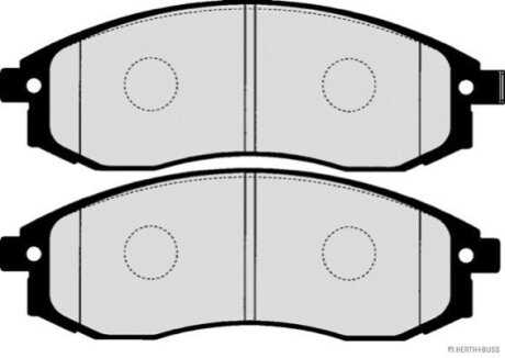 Колодки гільмівні дискові передн. MITSUBISHI L200 III -11, Nissan JAKOPARTS J3605061