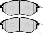Колодки гальмівні дискові передні Subaru OUTBACK 09-; FORESTER 10-; TRIBECA (вир-во Jakoparts) JAKOPARTS J3607020 (фото 2)