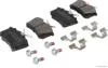 Колодки гальмівні дискові задні Citroen BERLINGO; C4; C3; DS3; Peugeot PARTNER (вир-во Jakoparts) JAKOPARTS J3610807 (фото 1)