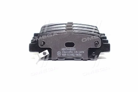 Колодки тормозные задние дисковые NISSAN, SUZUKI (выр-во Jakoparts) JAKOPARTS J3611051