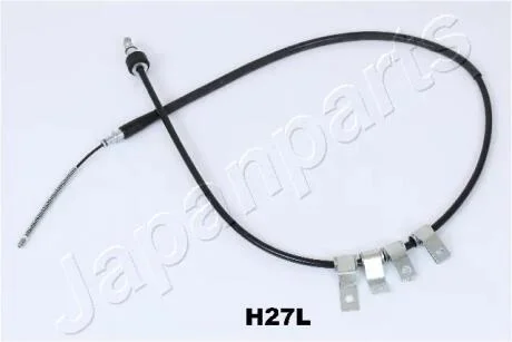 HYUNDAI трос ручн.гальма лів.Getz 02- (бараб.без ABS) JAPANPARTS BC-H27L