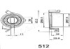 MITSUBISHI натяжний ролик CARISMA /Galant E5: JAPANPARTS BE-512 (фото 2)