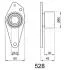 RENAULT натяжний ролик Clio 1,7/1,9D/Laguna 1,8-2,0/R9/11/19/21,Trafic,Volvo JAPANPARTS BE-528 (фото 2)