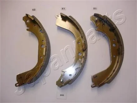 TOYOTA щоки гальмівні Landcruiser JAPANPARTS GF-205AF
