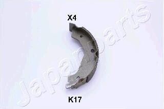 Гальмівні колодки барабан. KIA Sorento 02- JAPANPARTS GF-K17AF