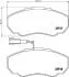 К-т гальмівних колодок CITROEN JUMPER 1000/1400kg JAPANPARTS PA-0222AF (фото 2)